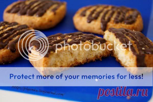 Кокосовое печенье с шоколадной глазурью - Plyonka — LiveJournal