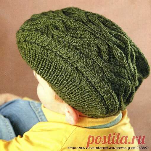 Вязаные шапочки для мальчиков с описанием (6 моделей)