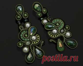 Items similar to Soutache earrings "Tango" on Etsy