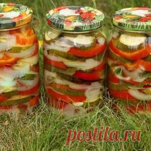 СЛОЕНЫЙ КОНСЕРВИРОВАННЫЙ САЛАТ