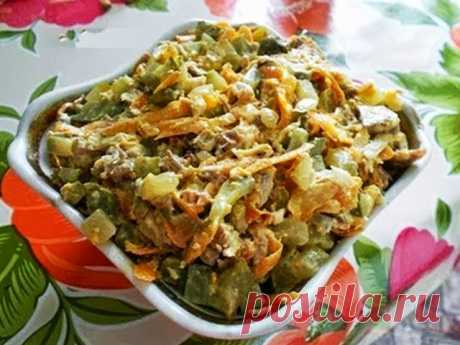 Салат «Обжорка» - ПАЛЬЧИКИ ОБЛИЖЕШЬ. Вкуснотища необыкновенная!