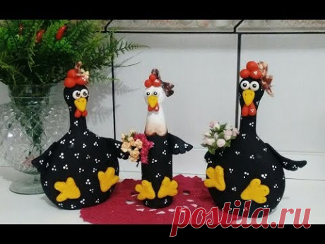 DIY (GALINHA DE GARRAFA) RECICLAGEM DO LIXO AO LUXO COM MATERIAL SUSTENTÁVEL