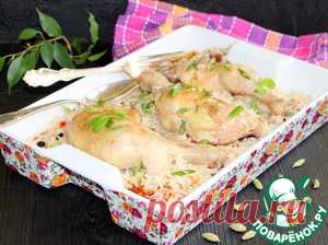 Карамелизированный рис с курицей - кулинарный рецепт
