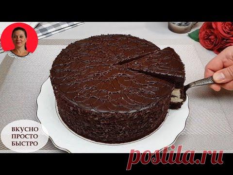 Вкуснейший ТОРТ Шоколадный МИШКА с Кремом ПЛОМБИР ✧ Рецепт НОВИНКА ✧ SUBTITLES