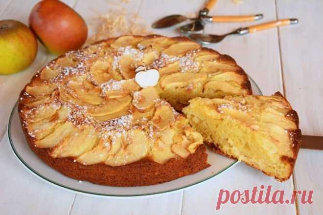 Шарлотка на кефире. Изумительное лакомство, вкуснее обычного бисквита • Сияние Жизни