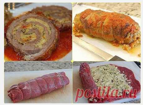 ТОП-6  ВКУСНЮЧИХ  МЯСНЫХ РУЛЕТОВ НА СТОЛ