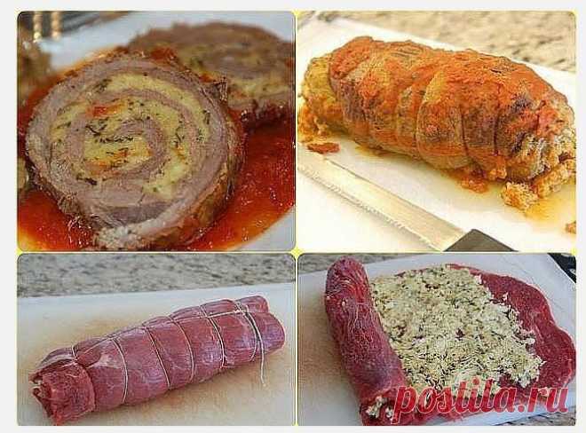 ТОП-6  ВКУСНЮЧИХ  МЯСНЫХ РУЛЕТОВ НА СТОЛ