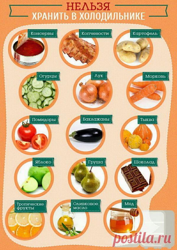 Что нельзя хранить в холодильнике?