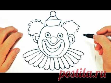 How to draw a Clown Step by Step | Clown Drawing Lesson