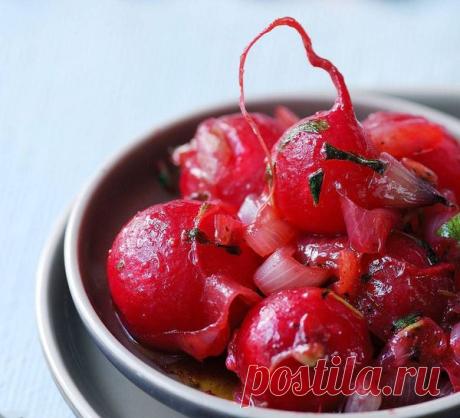 Быстро замаринованный редис🍴
