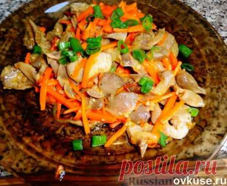 Желудочки куриные по-корейски