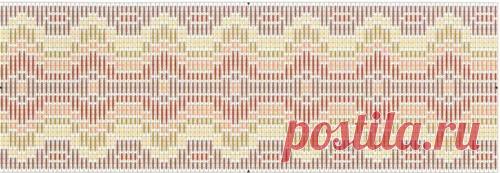 Флорентийская вышивка в технике барджелло