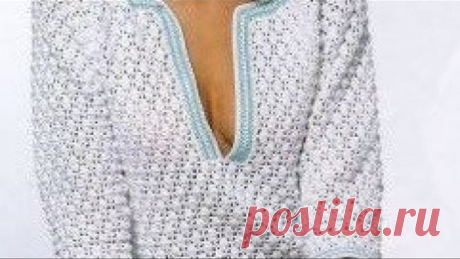 Crochet pattern for tunic - Узор крючком для туники