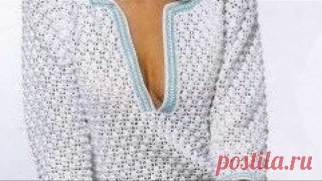 Crochet pattern for tunic - Узор крючком для туники