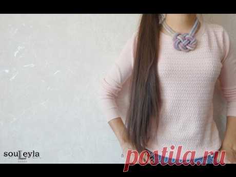 "Лариат - завязываем вместе" Способ 12. Оттенки бисера от Гараевой Лейлы