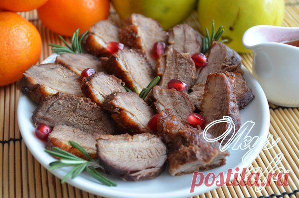 Утиная грудка, запеченная в духовке – новогодний рецепт