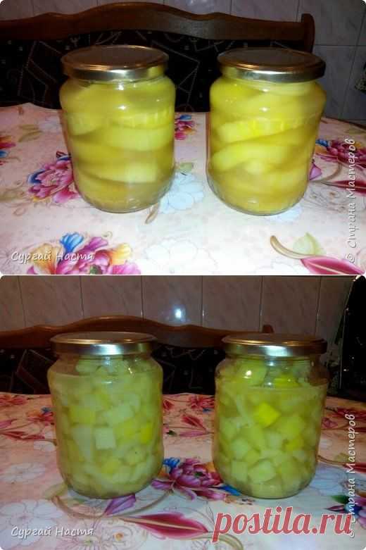 Ананасы... из кабачков своими руками!