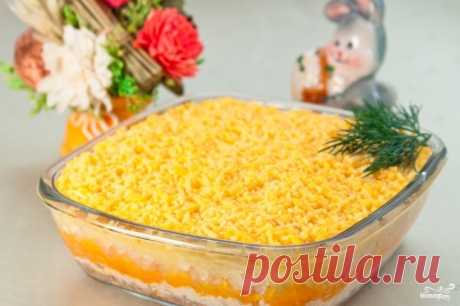 Салат &quot;Мимоза&quot; с плавленым сыром - пошаговый кулинарный рецепт с фото на Повар.ру