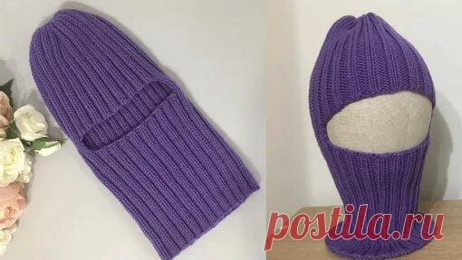 Тренд 2022!🔥 Мастер-класс самая простая балаклава спицами резинкой 1 на 1 на любой... - поиск Яндекса по видео
