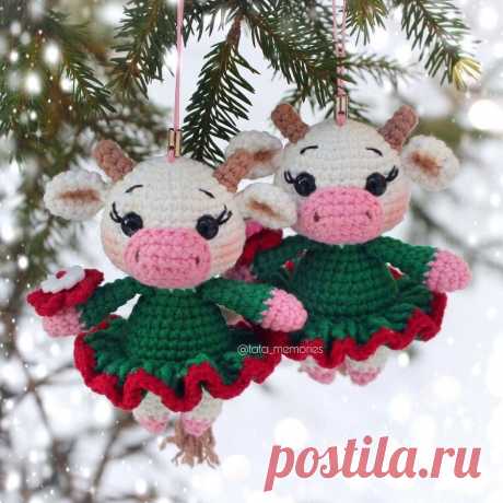 Коровка Малышка амигуруми - схема | Амигуруми