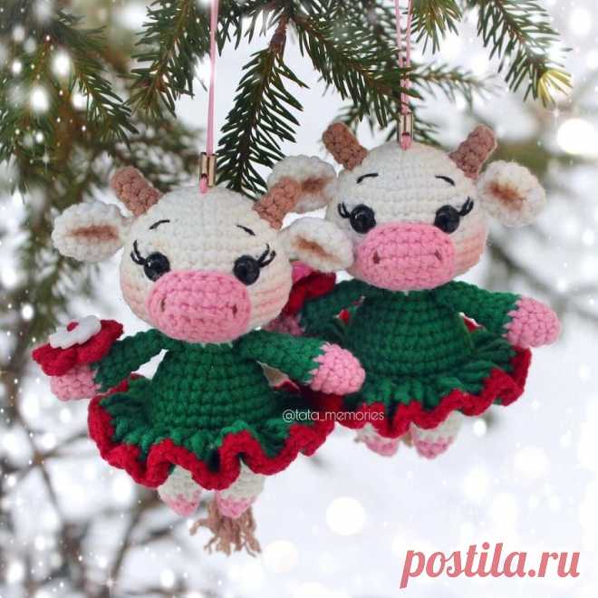 Коровка Малышка амигуруми - схема | Амигуруми