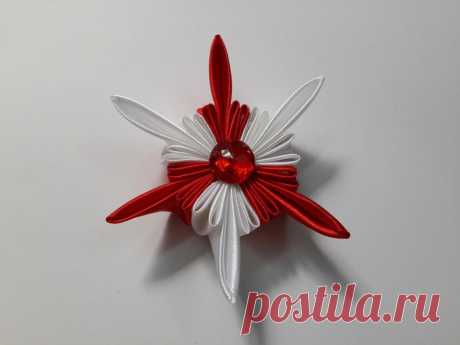 DIY Flower With Ribbon - Createsie