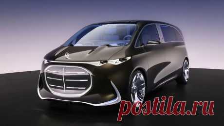 Концепт минивэна Mercedes-Benz Vision V 2026 класса люкс