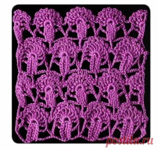 12 узоров, которые пригодятся для вязания летних изделий. Незамыленные ажурные узоры крючком со схемами. | Вяжем вместе с Людмилой | Дзен