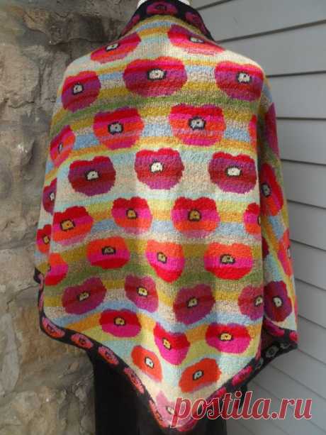 Patchwork от Kaffe Fassett. Шали, шарфы, палантины