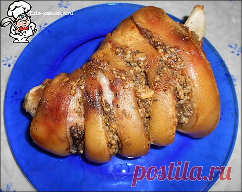 Свиная рулька запеченная в рукаве рецепт:... / Еда и напитки / Готовим мяскО / Pinme.ru / Алина Немченко