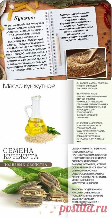 Семена кунжута для здоровья и красоты