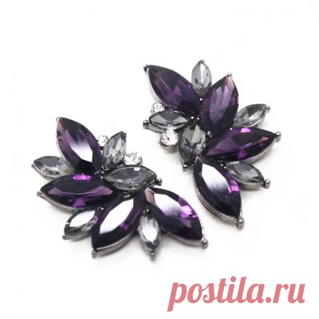 2015 новое оптовая продажа винтажный дизайн кристалл серьги мода женщин заявление серьгу для женщин мода pendientes купить на AliExpress