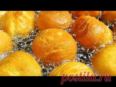 Пончики - простой рецепт. Беру  Кефир и через 10 минут Вкуснятина на столе!