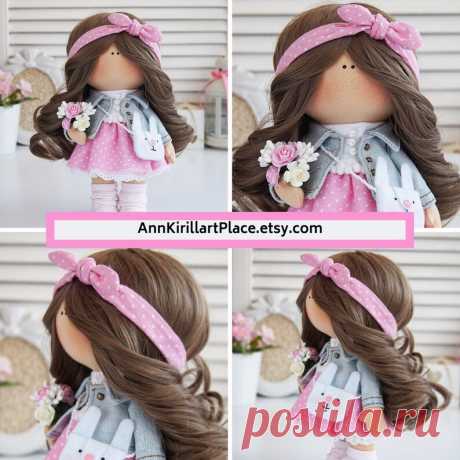 Doll Handmade Tilda Rag Doll Custom Made Doll by Photo by | Etsy