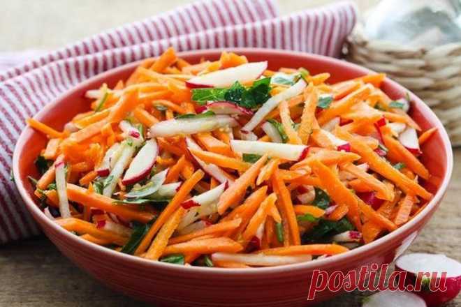 20 классных рецептов салатов из моркови