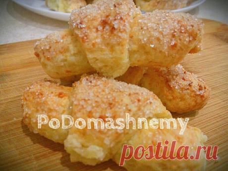 Творожные рогалики в духовке — Кулинарная книга - рецепты с фото