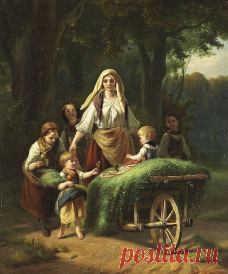 Jakob Becker von Worms (German,1810-1872)