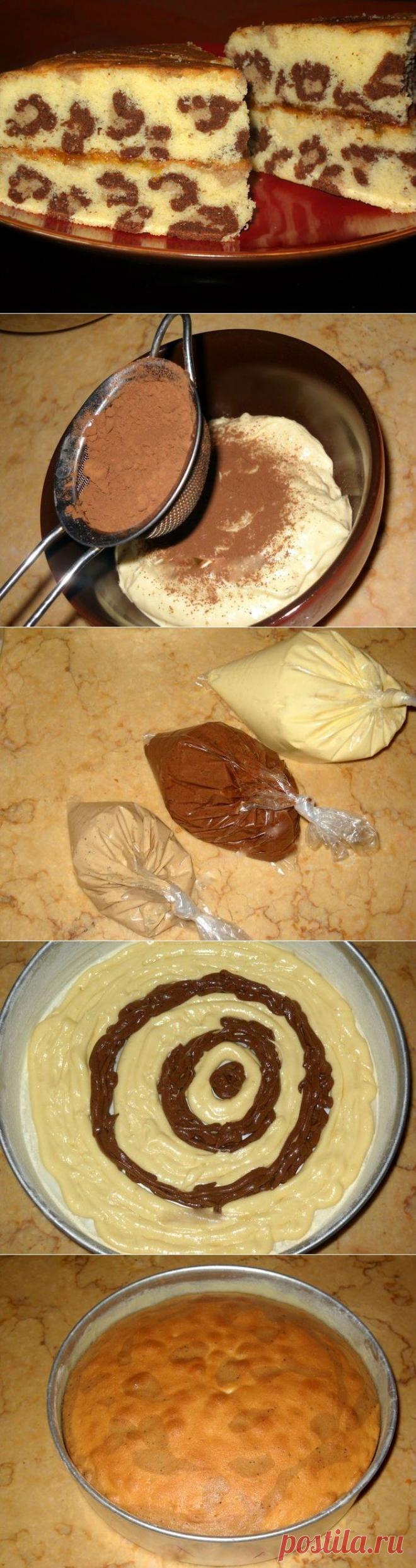 КЕКС  «леопард» - рецепт, ингридиенты и фотографии