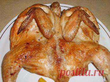 Цыпленок табака. Рецепт. Фото