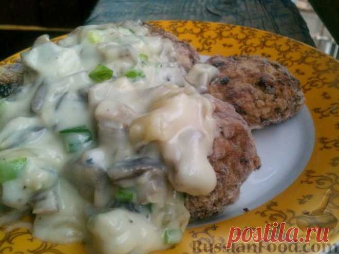 Рецепт: Грибной белый соус на RussianFood.com