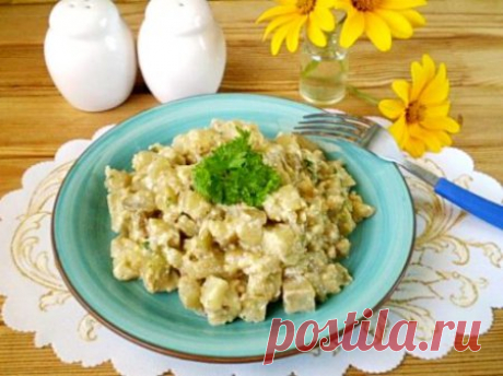Баклажаны жареные с чесноком и сметаной 
Ингредиенты




Баклажаны — 3 шт.
Чеснок — 3 зубчика
Сметана — 2 ст. ложки
Соль, перец
Масло растительное
Зелень

 
Способ приготовления

Шаг 1 Баклажаны чистим, режем маленькими кубиками.
Шаг 2 Выкл…