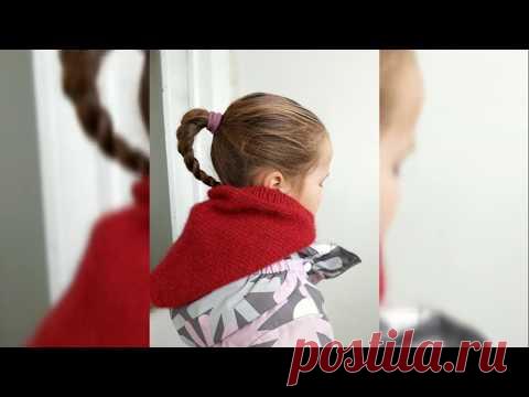 Капюшон-капор спицами