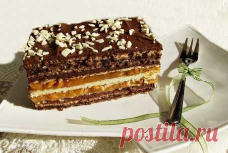 По мотивам "Snickers"... Пирожное с арахисом, вафельными коржами и карамелью - обалденный вкус детства! - appetitno.net