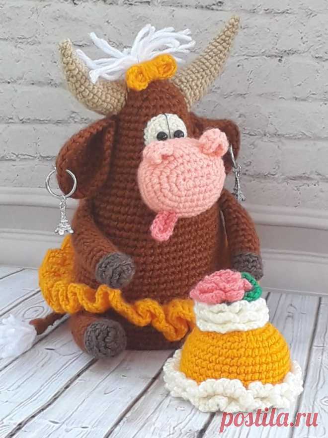Корова Сластена крючком | Амигуруми