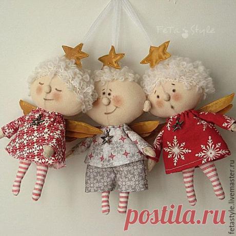 Милые текстильные ангелочки :) Идеи для вдохновения
Автор игрушек: Fetastyle (Татьяна)