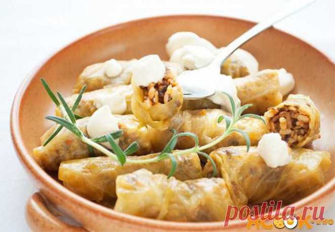 голубцы с грибами и рисом - какие же они вкусные!
