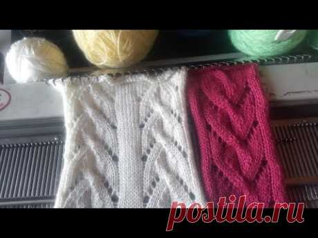Cable Knitting Pattern In Knitting Machine।  केबल डिजाइन बुनाई मशीन में।