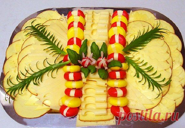 К праздничному столу ОФОРМЛЕНИЕ СЫРНЫХ НАРЕЗОК