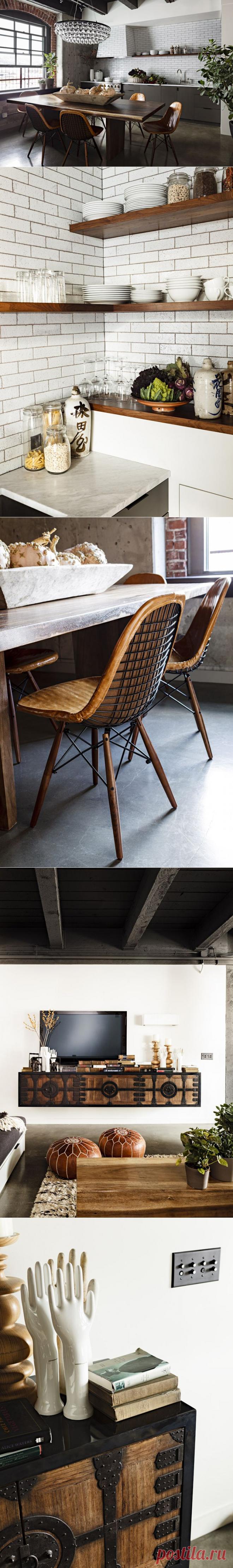 Великолепный лофт в Портленде | Пуфик - блог о дизайне интерьера