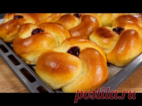 Бесподобные БУЛОЧКИ с начинкой! Лучший РЕЦЕПТ дрожжевого теста! ВЫПЕЧКА пышная и мягкая!